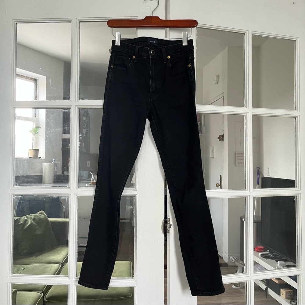 Khaite Kassandra Black Skinny Jeans size 25